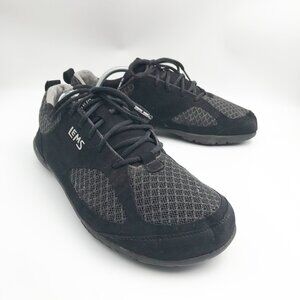 LEMS Primal 2 Unisex Black Barefoot Minimalist Lace Up Sneakers Mens 11